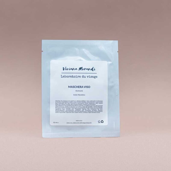 Maschera viso monouso mandelico Laboratoire du visage Viviana Morandi